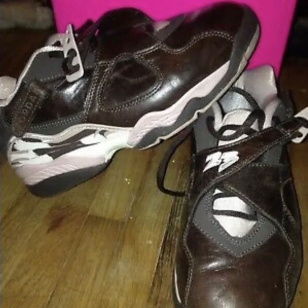 Nike Air Jordan Retro 8 Low Cinder Brown/Pink 7.5